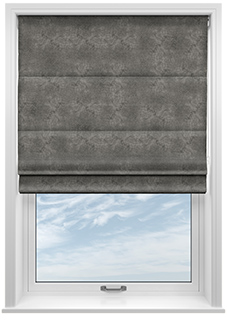 Florence Faux Suede, Woodland - Roman Blind